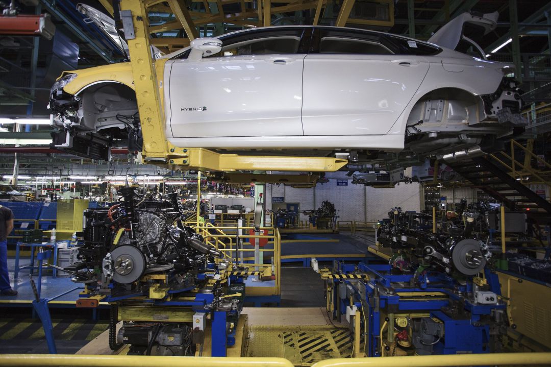 Producción del Ford Mondeo híbrido en la planta valenciana de Almussafes Producción del Ford Mondeo híbrido en la planta valenciana de Almussafes