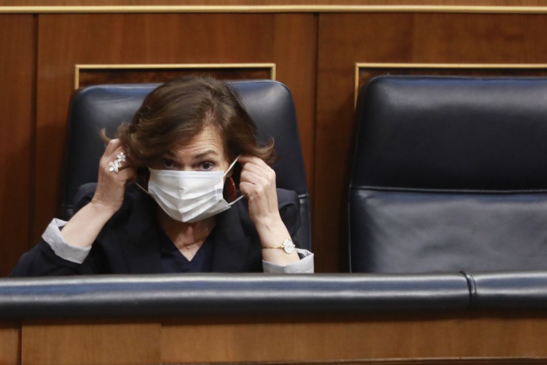 La vicepresidenta primera del Gobierno, Carmen Calvo La vicepresidenta primera del Gobierno, Carmen Calvo