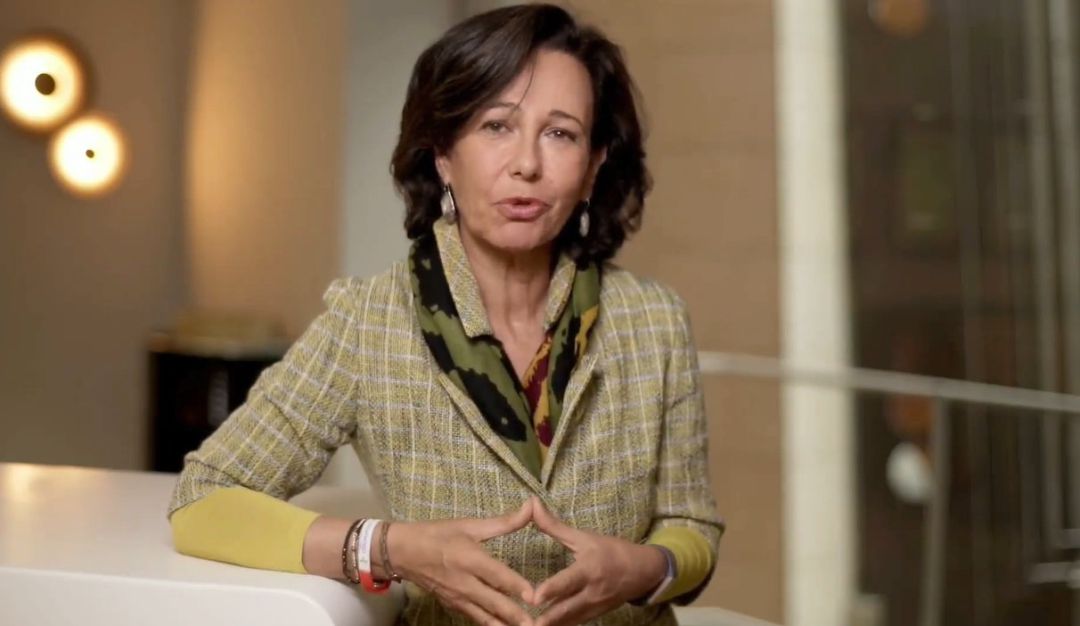 La presidenta de Banco Santander, Ana Botín, durante la Cumbre Empresarial 'Empresas españolas liderando el futuro' organizada por CEOE. La presidenta de Banco Santander, Ana Botín, durante la Cumbre Empresarial 'Empresas españolas liderando el futuro' organizada por CEOE.