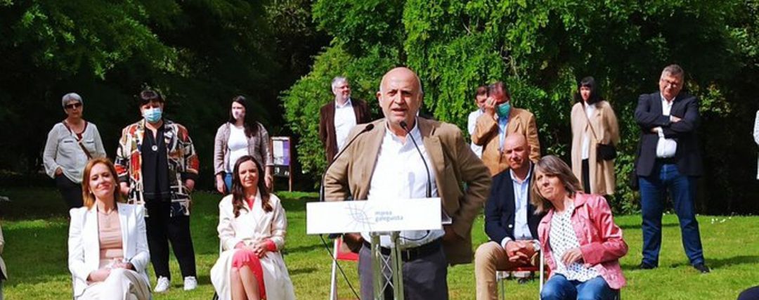 Pancho Casal, Candidato a la Xunta de Galicia, en un acto de su partido Pancho Casal, Candidato a la Xunta de Galicia, en un acto de su partido