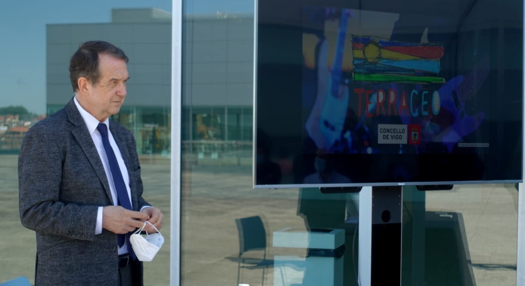 El alcade de Vgo, Abel Caballero durante la presentación del "Festival TerraCeo" El alcade de Vgo, Abel Caballero durante la presentación del "Festival TerraCeo"