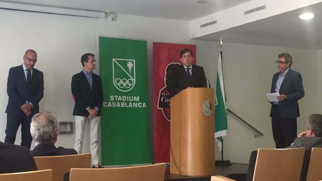 Acto de presentación de la alianza Casademont Zaragoza -Stadium Casablanca Acto de presentación de la alianza Casademont Zaragoza -Stadium Casablanca