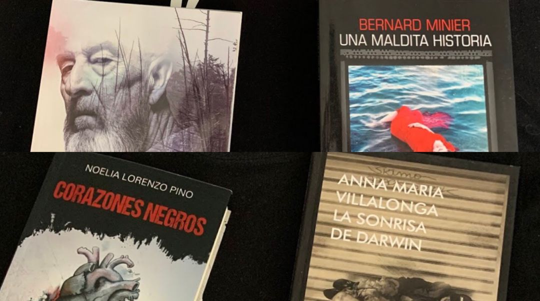 Portadas de los libros finalistas al X Premio Tormo Negro Masfarné. Portadas de los libros finalistas al X Premio Tormo Negro Masfarné.