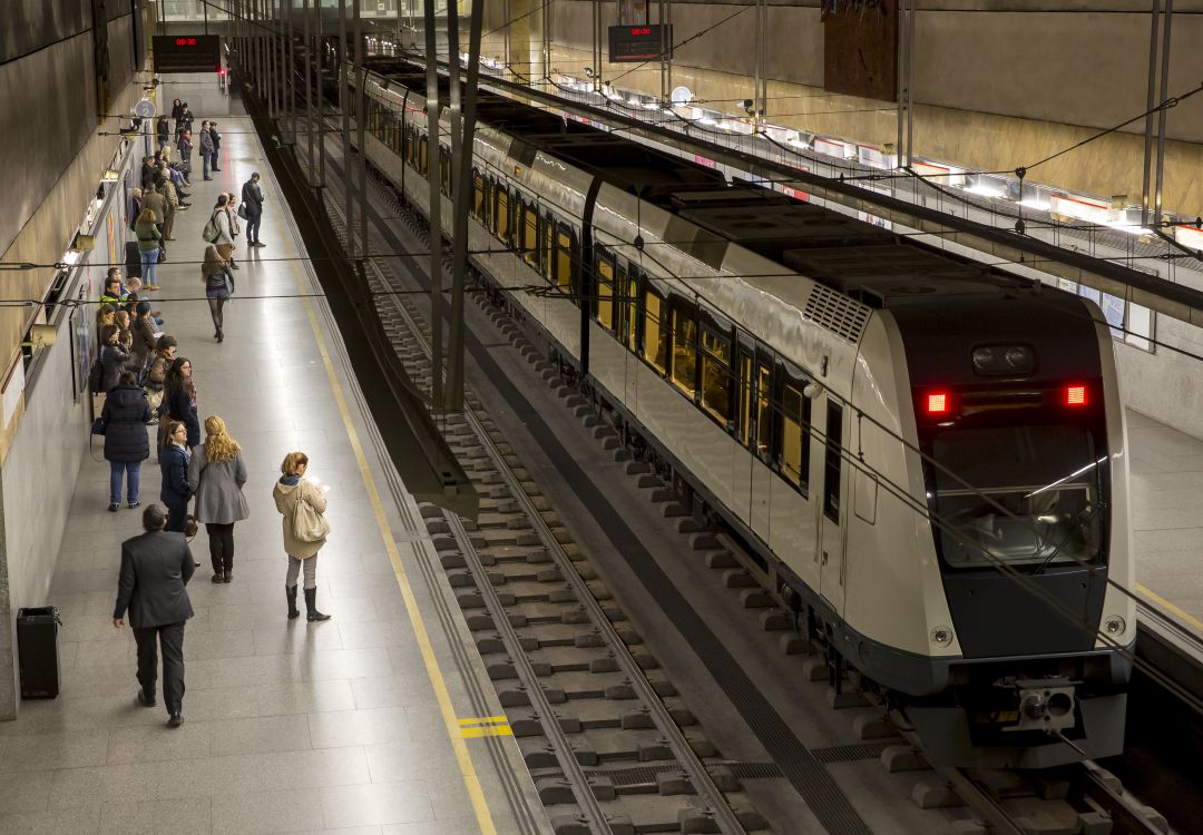 Imagen reciente de una estación de la red de Metro Valencia de FGV Imagen reciente de una estación de la red de Metro Valencia de FGV
