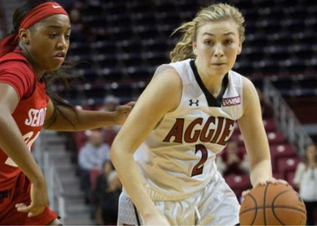 Brooke Salas, en su época en el baloncesto universitario USA Brooke Salas, en su época en el baloncesto universitario USA
