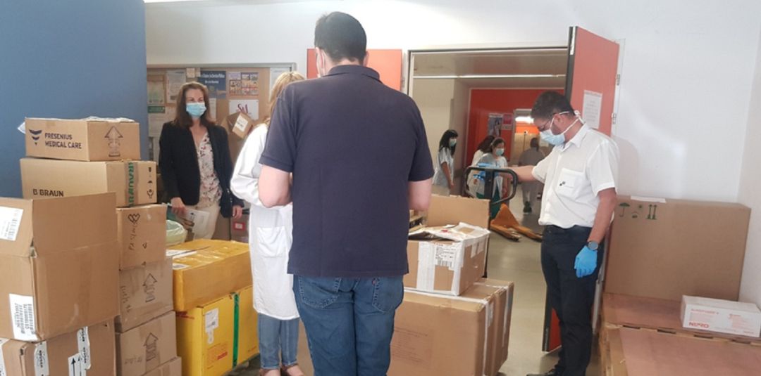 Las pruebas se han entregado este lunes en el centro hospitalario leganense Las pruebas se han entregado este lunes en el centro hospitalario leganense
