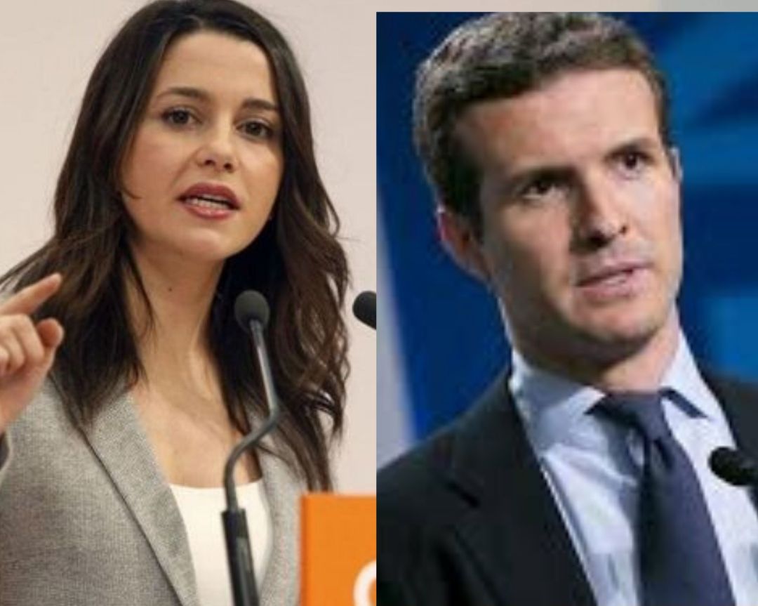 Inés Arrimadas (i) y Pablo Casado(d) Inés Arrimadas (i) y Pablo Casado(d)