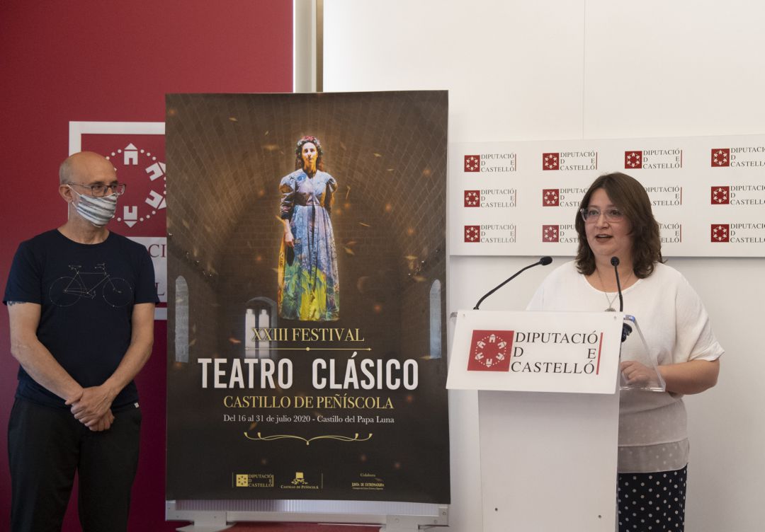 La diputada de Cultura, Ruth Sanz, y el organizador Carles Benlliure La diputada de Cultura, Ruth Sanz, y el organizador Carles Benlliure