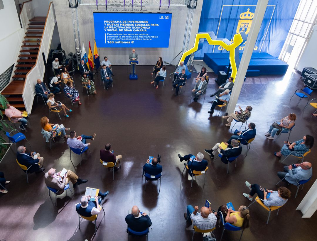 Encuentro para la Recuperación de Gran Canaria con los agentes económicos y sociales de la isla Encuentro para la Recuperación de Gran Canaria con los agentes económicos y sociales de la isla