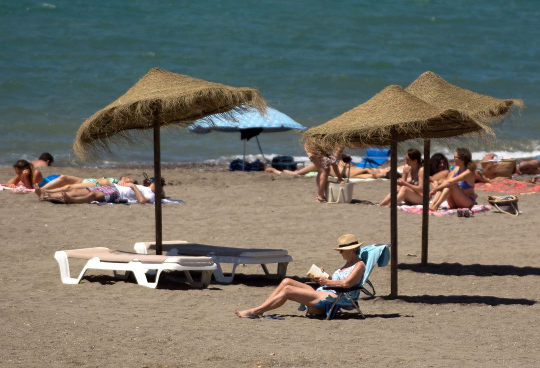 La playa de la Malagueta, en Málaga, el pasado 13 de junio La playa de la Malagueta, en Málaga, el pasado 13 de junio