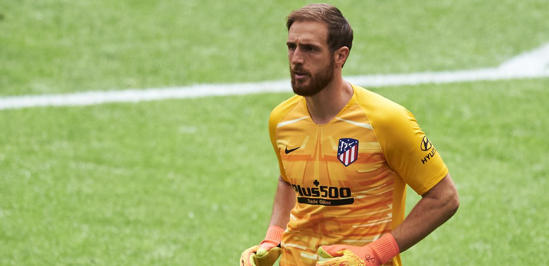 Oblak, durante el partido de San Mamés Oblak, durante el partido de San Mamés