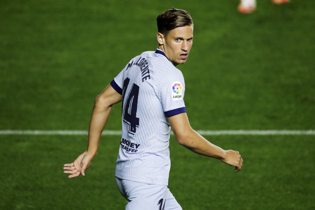 Marcos Llorente, en el partido entre Osasuna y el Atlético. Marcos Llorente, en el partido entre Osasuna y el Atlético.