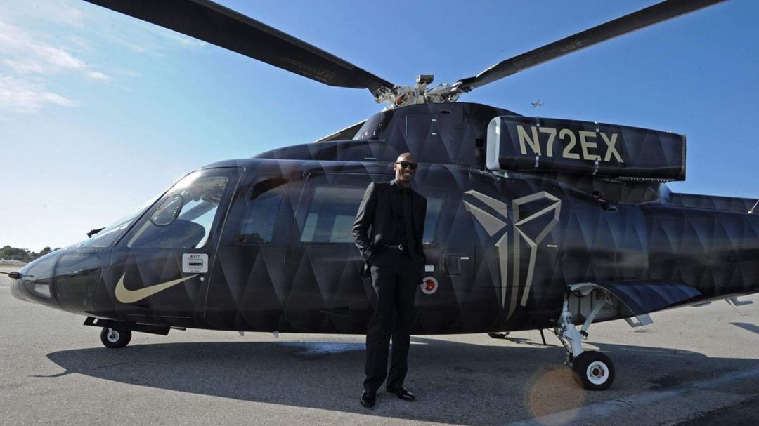 El helicóptero en el que tuvo lugar la tragedia en el que murieron Kobe Bryant y su hija Gianna El helicóptero en el que tuvo lugar la tragedia en el que murieron Kobe Bryant y su hija Gianna