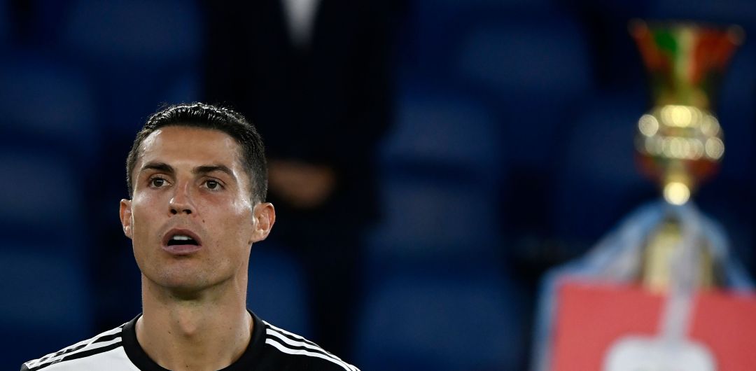 Cristiano Ronaldo, al acabar la final de Copa ante el Nápoles Cristiano Ronaldo, al acabar la final de Copa ante el Nápoles