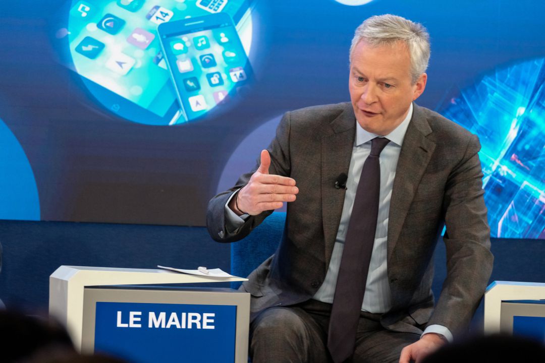 El ministro francés de Economía y Finanzas, Bruno Le Maire El ministro francés de Economía y Finanzas, Bruno Le Maire