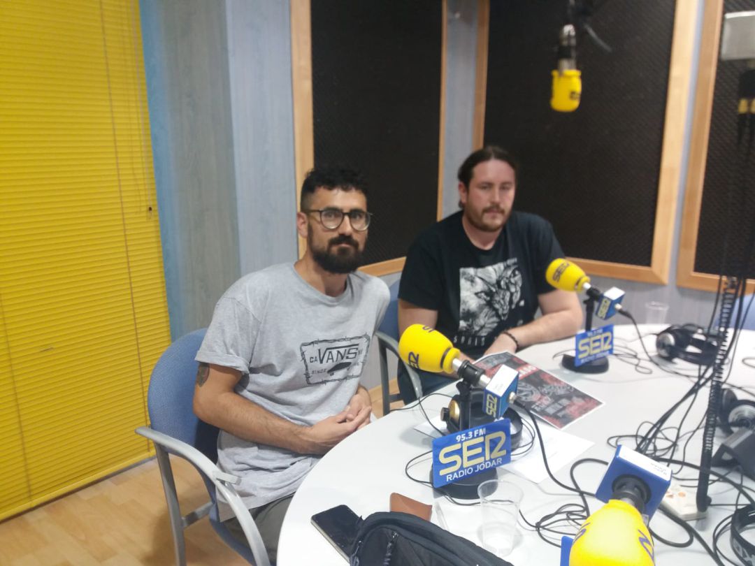 José Manuel López, a la izquierda, y Fran García en nuestros estudios José Manuel López, a la izquierda, y Fran García en nuestros estudios