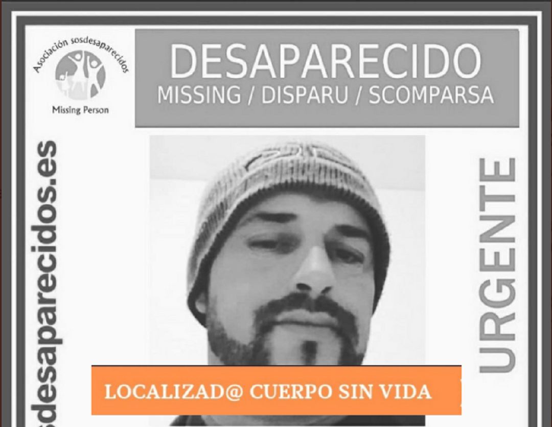 Se había pedido ayuda para localizarle tras llevar varios días desaparecido Se había pedido ayuda para localizarle tras llevar varios días desaparecido