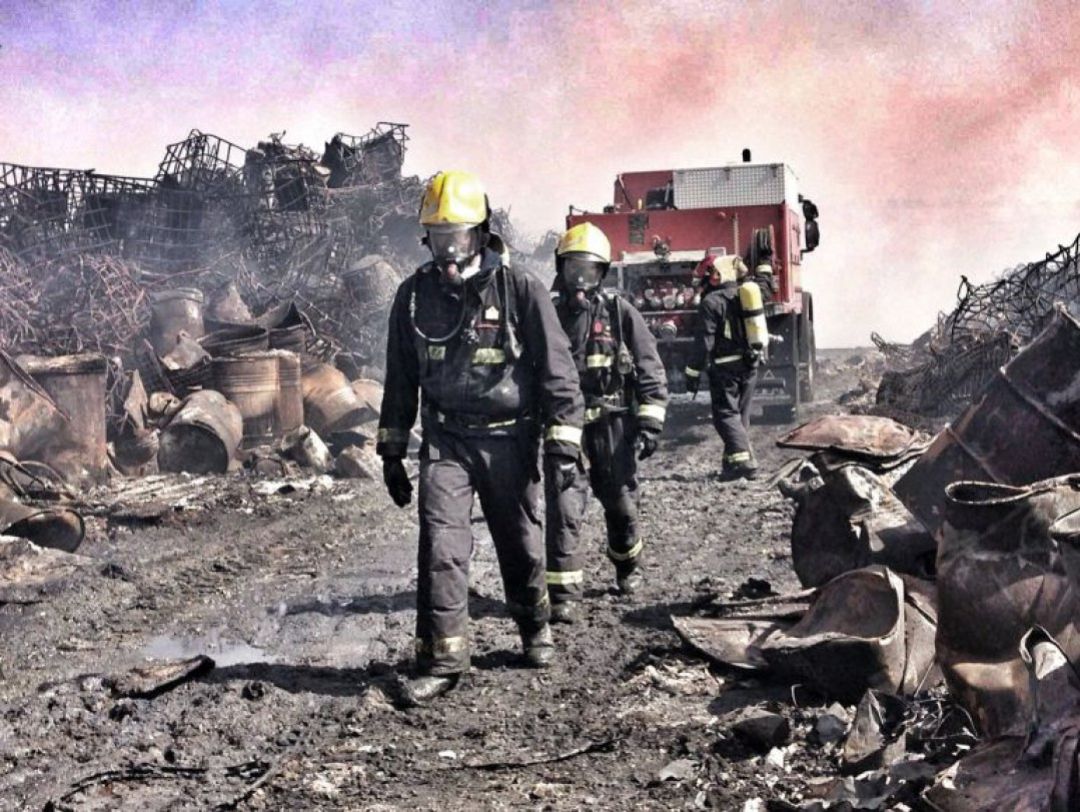 Efectivos de la UME en el incendio de Chiloeches Efectivos de la UME en el incendio de Chiloeches