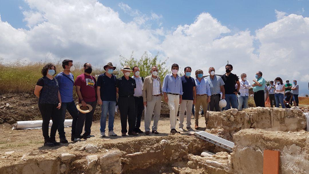 Visita a las obras del castillo de Planes Visita a las obras del castillo de Planes