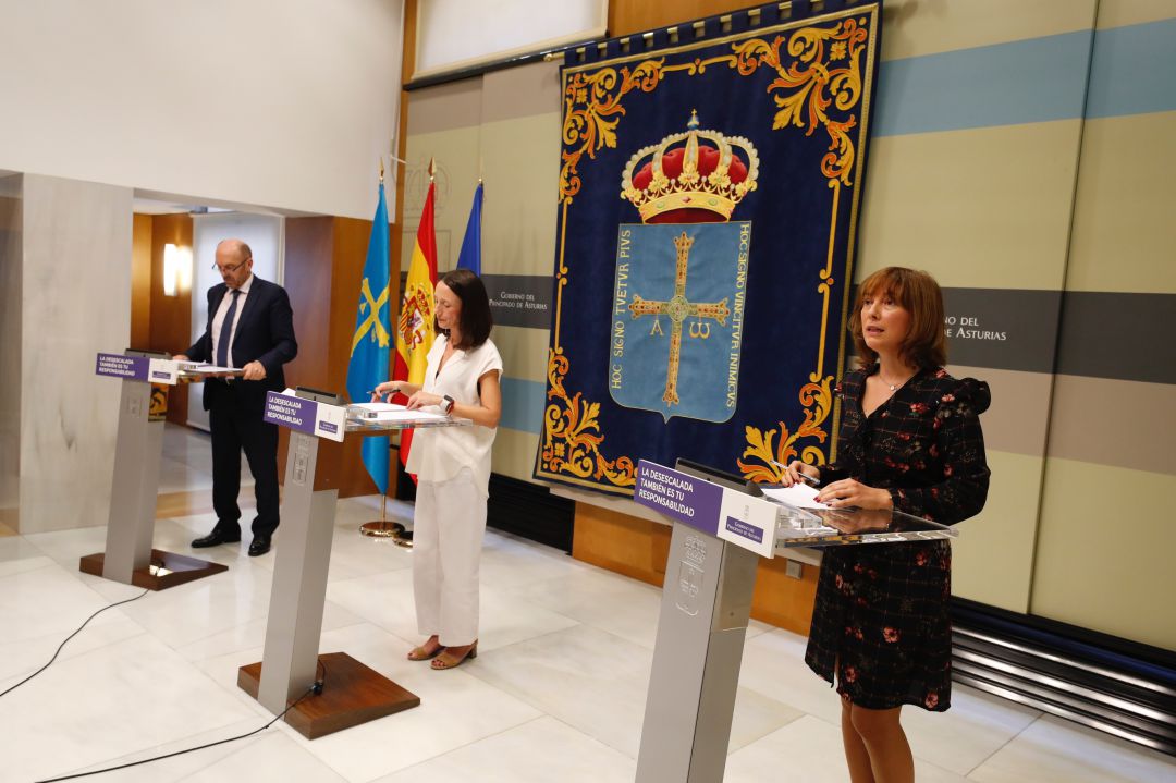 Imagen de la rueda de prensa posterior al Consejo de Gobierno Imagen de la rueda de prensa posterior al Consejo de Gobierno