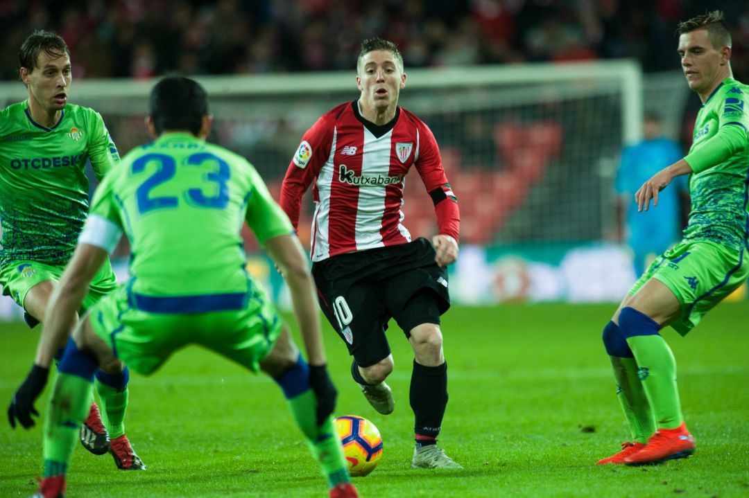 Iker Muniain marcó el gol de la victoria ante el Betis la temporada pasada Iker Muniain marcó el gol de la victoria ante el Betis la temporada pasada