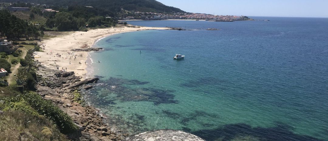 Playa de Caveiro, en Porto do Son (A Coruña). Playa de Caveiro, en Porto do Son (A Coruña).