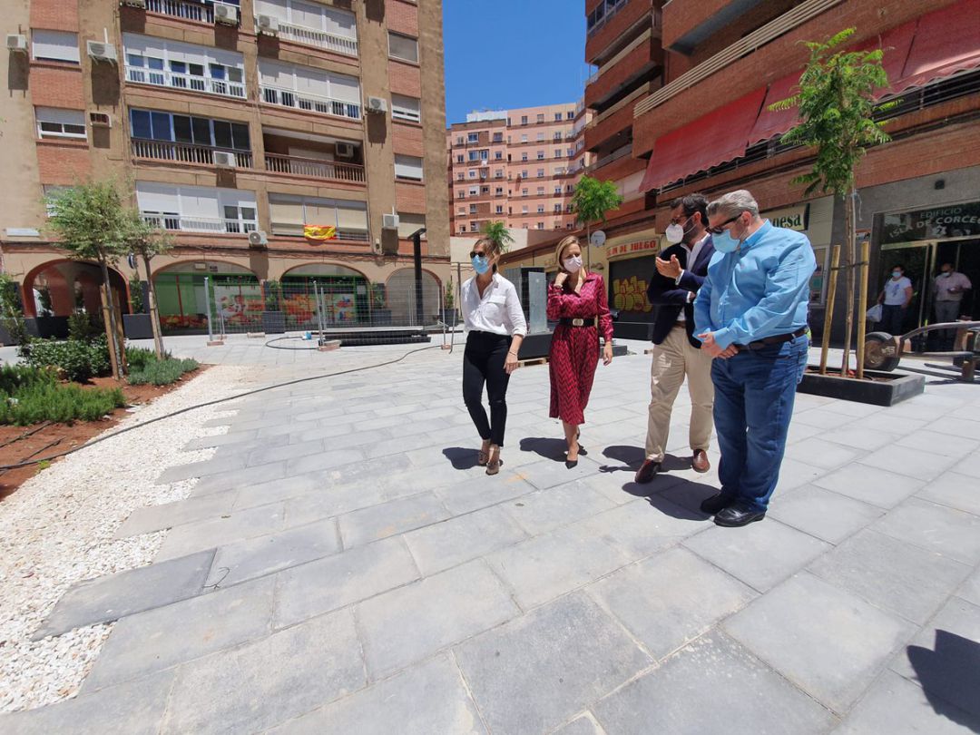 Plaza en la se instalará la escultura elaborada con mármol de Macael. Plaza en la se instalará la escultura elaborada con mármol de Macael.