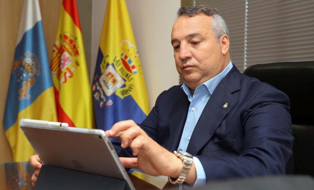 Miguel Ángel Ramírez, presidente de la UD Las Palmas y antiguo responsable de Seguridad Integral Canaria Miguel Ángel Ramírez, presidente de la UD Las Palmas y antiguo responsable de Seguridad Integral Canaria