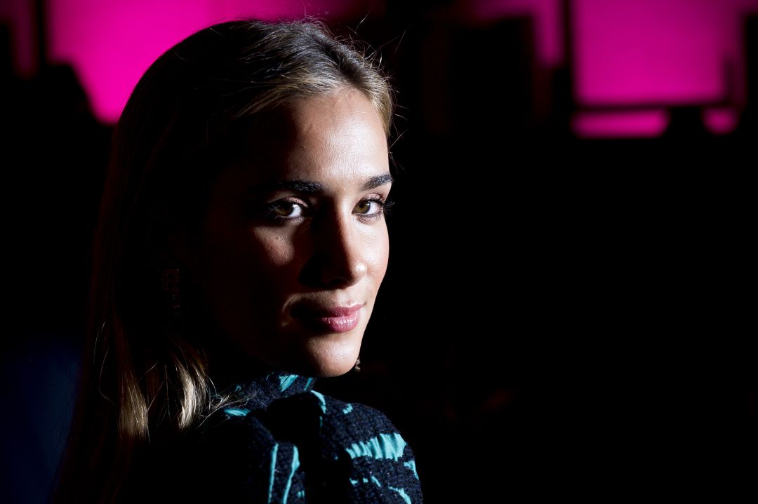 María Pombo, durante la Mercedes Benz Fashion Week de Madrid María Pombo, durante la Mercedes Benz Fashion Week de Madrid