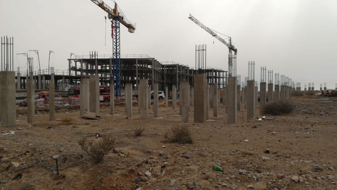 Obras hotel La Tejita Obras hotel La Tejita