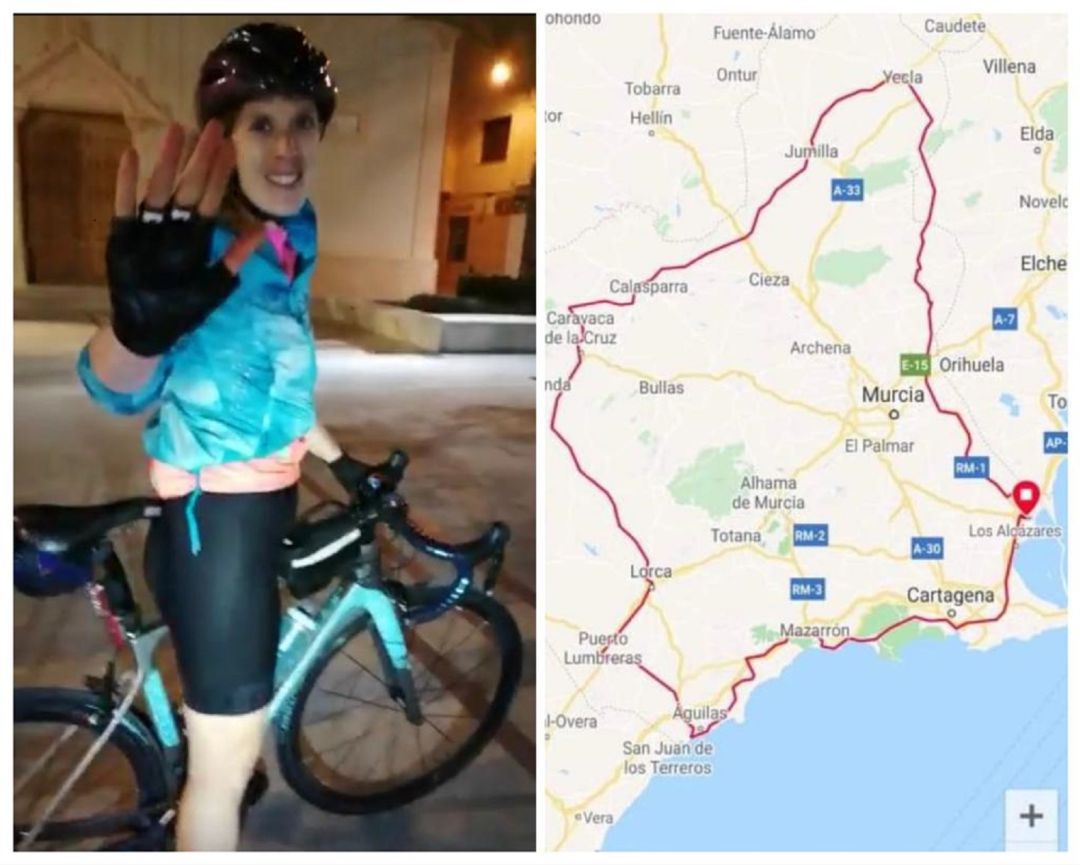 Mary Roca celebra el fin de la ruta por toda la Región de Murcia Mary Roca celebra el fin de la ruta por toda la Región de Murcia