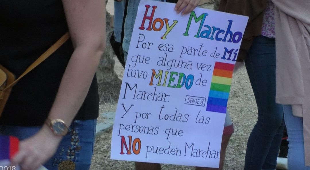 Pancarta de la Fiesta del Orgullo en Elche de 2019 Pancarta de la Fiesta del Orgullo en Elche de 2019
