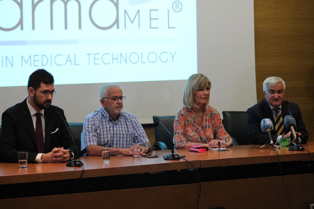 Rueda de prensa en Granada de los responsables de la empresa Pharmamel en la que se ha presentado el ensayo clínico Rueda de prensa en Granada de los responsables de la empresa Pharmamel en la que se ha presentado el ensayo clínico