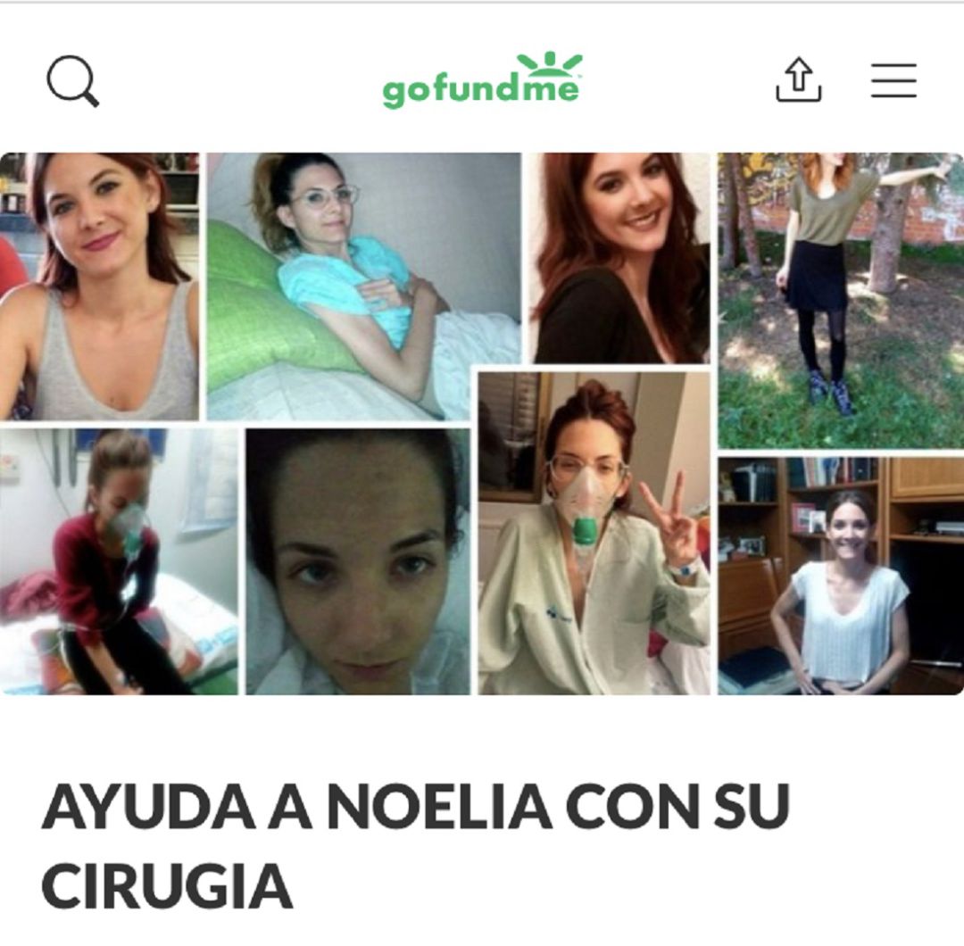 Campaña de reacudación para la intervención de Noelia Galicia Casares Campaña de reacudación para la intervención de Noelia Galicia Casares