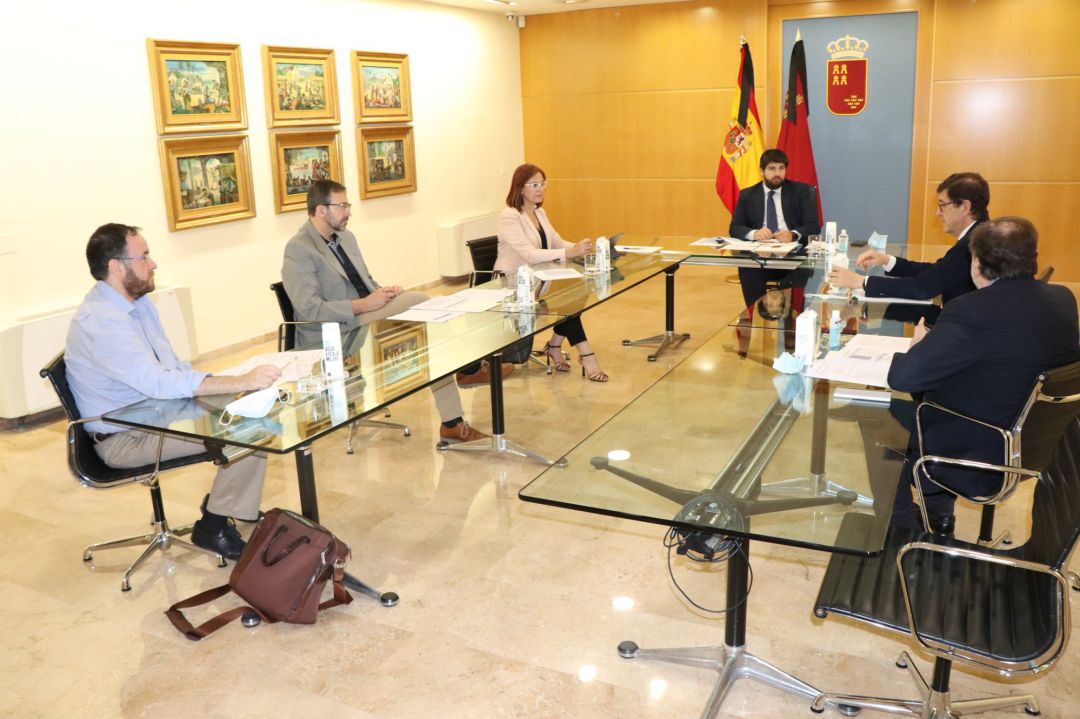 El jefe del Ejecutivo autonómico, Fernando López Miras, presidió hoy la reunión de constitución del Comité de Seguimiento poscovid de la Región de Murcia El jefe del Ejecutivo autonómico, Fernando López Miras, presidió hoy la reunión de constitución del Comité de Seguimiento poscovid de la Región de Murcia