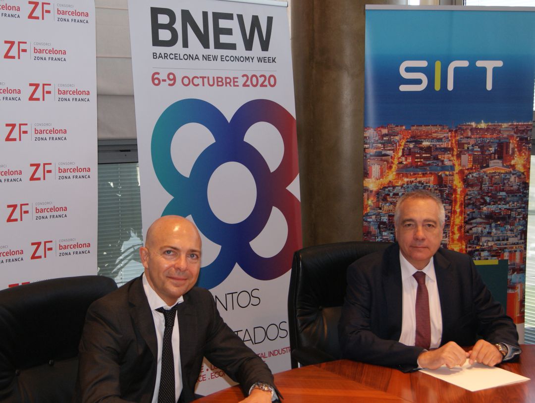 David Garriga CEO Fundador SIRT i Pere Navarro delegat CZFB. David Garriga CEO Fundador SIRT i Pere Navarro delegat CZFB.