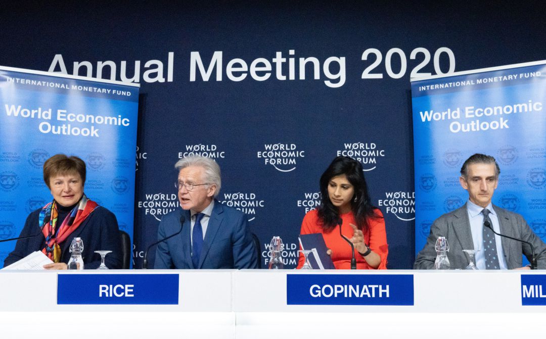 La directora gerente del FMI, Kristalina Georgieva, y la economista jefe de la institución, Gita Gopinath. La directora gerente del FMI, Kristalina Georgieva, y la economista jefe de la institución, Gita Gopinath.