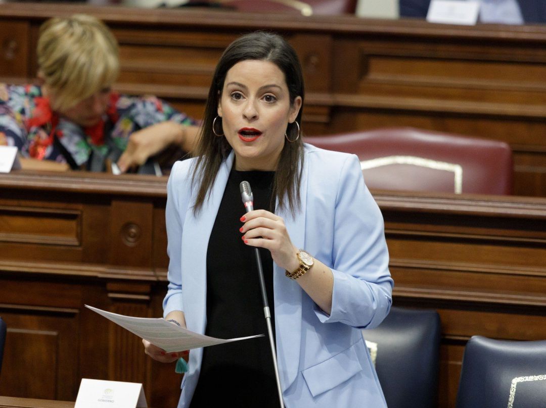 La consejera de Turismo del Gobierno de Canarias, Yaiza Castilla
La consejera de Turismo del Gobierno de Canarias, Yaiza Castilla