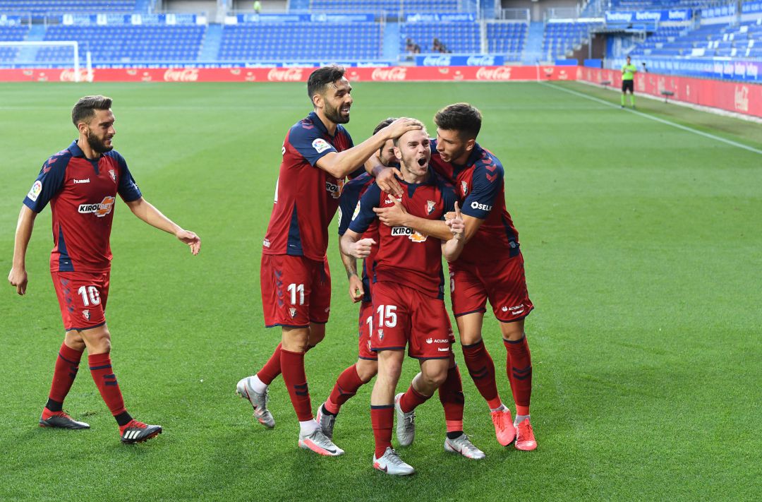 Toni Lato marca el gol que acerca a Osasuna a la permanencia Toni Lato marca el gol que acerca a Osasuna a la permanencia
