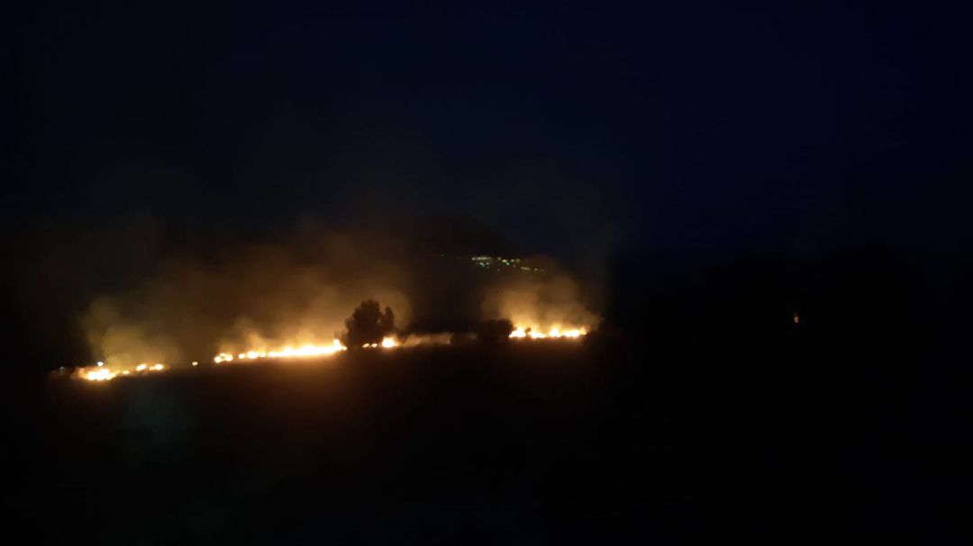Declarado un incendio esta madrugada en el paraje aldea Aulabar, en Belmez de la Moraleda Declarado un incendio esta madrugada en el paraje aldea Aulabar, en Belmez de la Moraleda