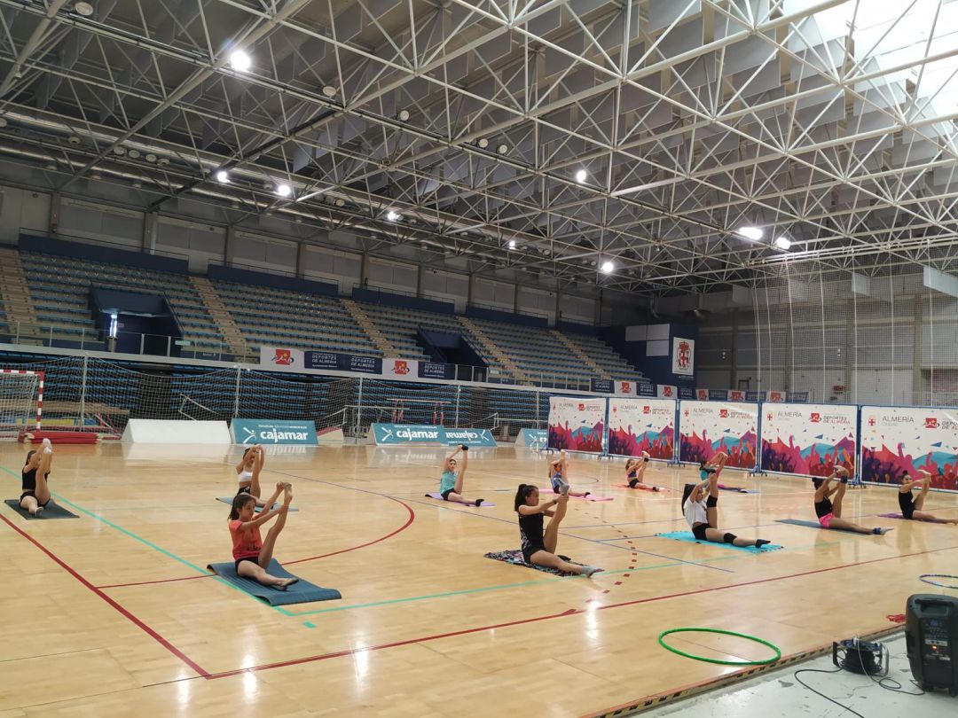 El Palacio Mediterráneo recibe a las mejores gimnastas. El Palacio Mediterráneo recibe a las mejores gimnastas.