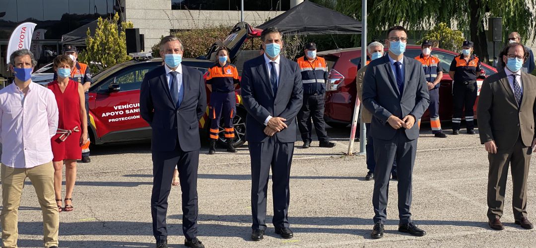 Visita del consejero a la sede de Toyota en Alcobendas Visita del consejero a la sede de Toyota en Alcobendas
