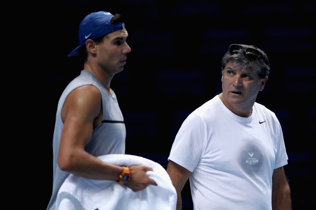 Toni Nadal junto a Rafa Nadal Toni Nadal junto a Rafa Nadal