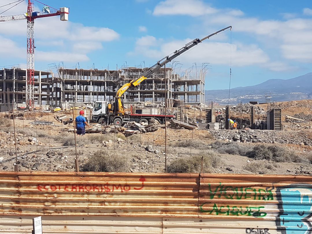 Obras hotel La Tejita Obras hotel La Tejita