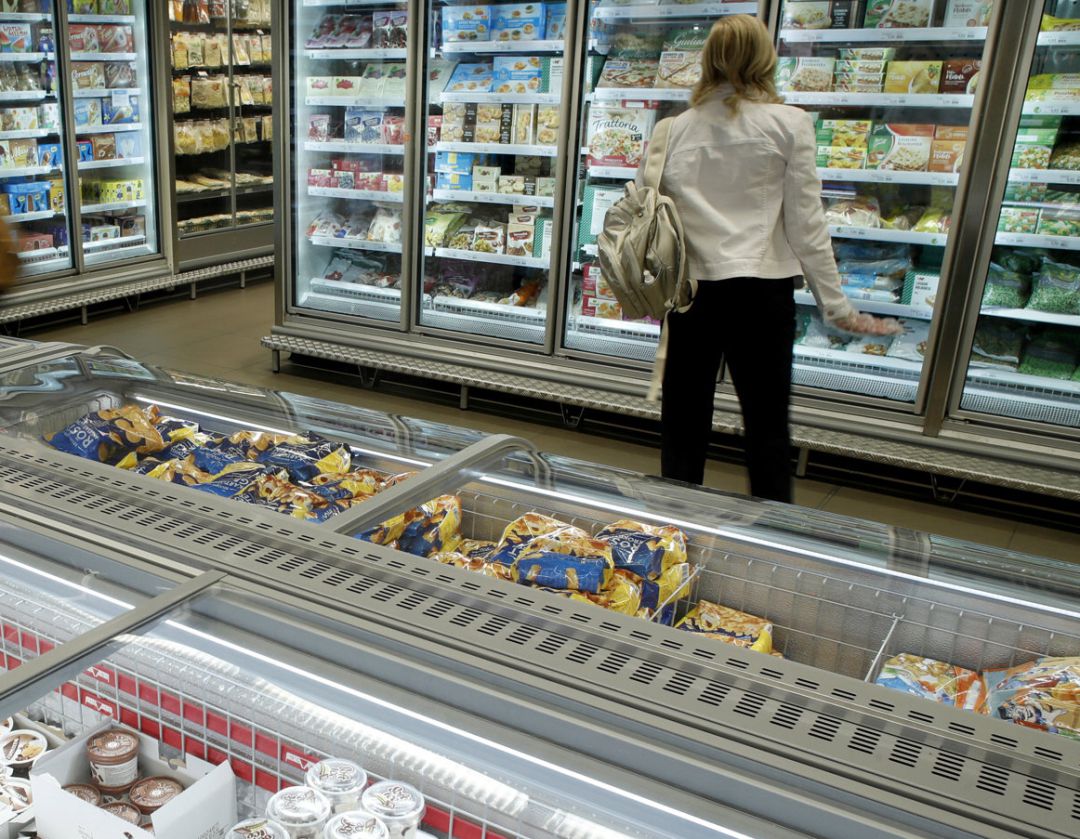 Uns congelats d'un supermercat Uns congelats d'un supermercat