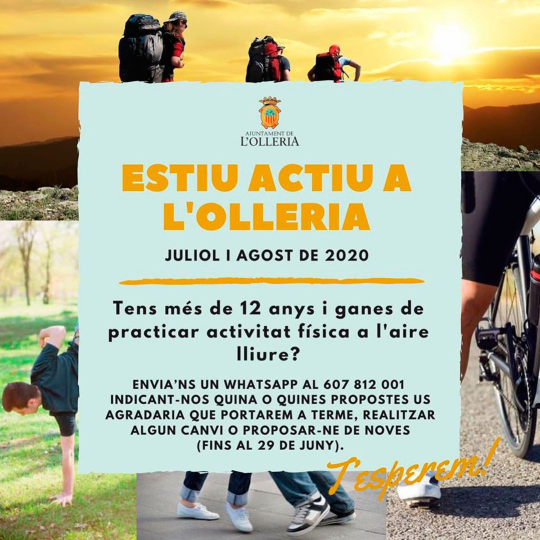 Cartell promocional de l'Estiu Actiu Cartell promocional de l'Estiu Actiu