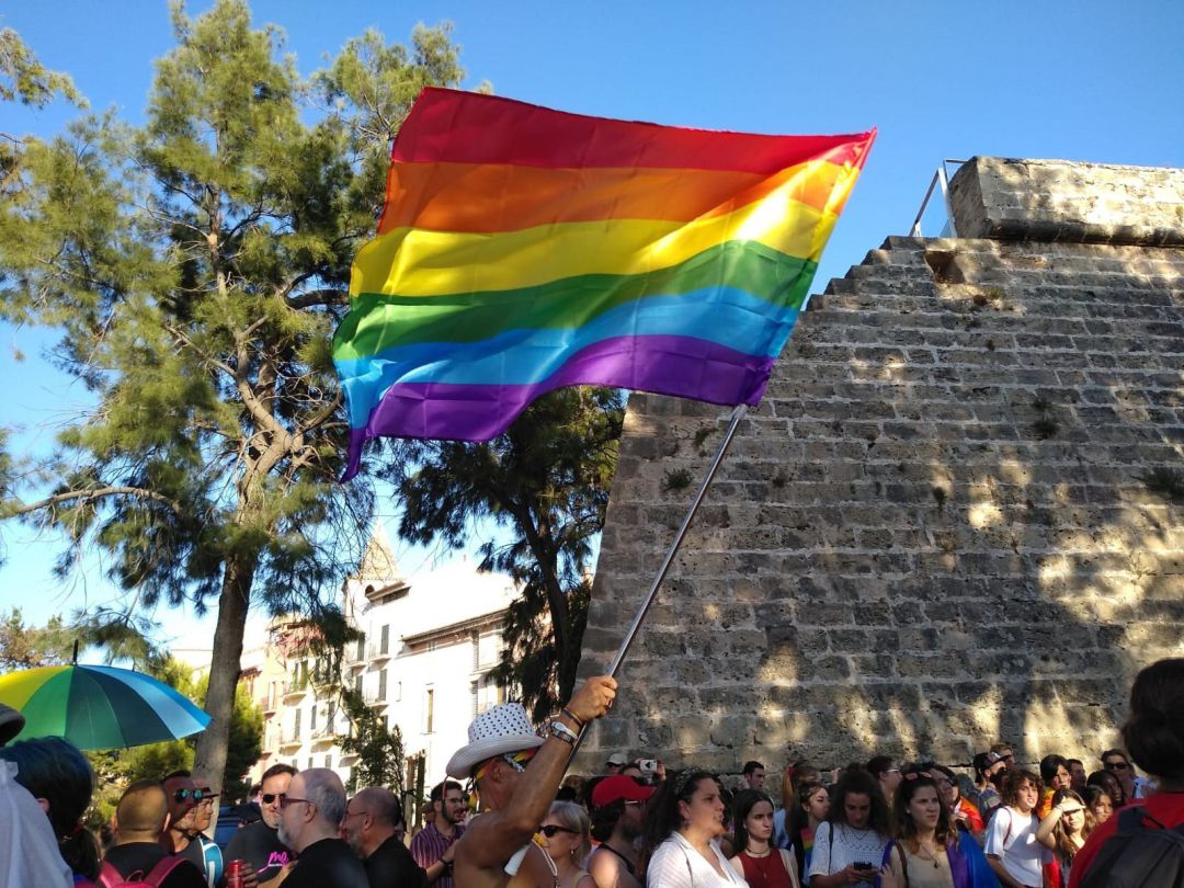Imagen de la bandera LGTBIQ. Imagen de la bandera LGTBIQ.