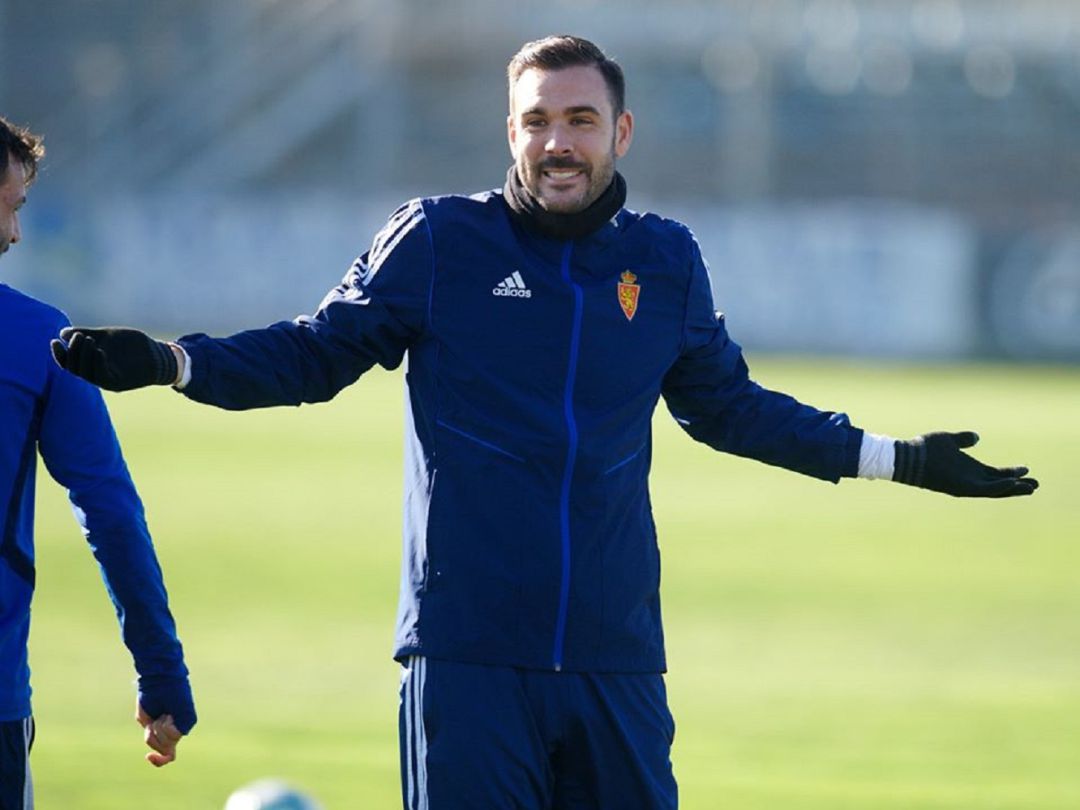 Pichu Atienza en un entrenamiento en la Ciudad Deportiva Pichu Atienza en un entrenamiento en la Ciudad Deportiva