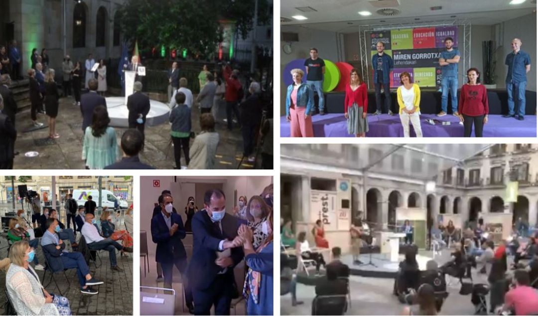 Apertura de campaña de las elecciones vascas 12-J Apertura de campaña de las elecciones vascas 12-J