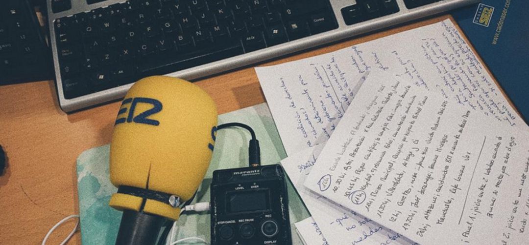 Una mesa de trabajo de Radio Albacete Una mesa de trabajo de Radio Albacete